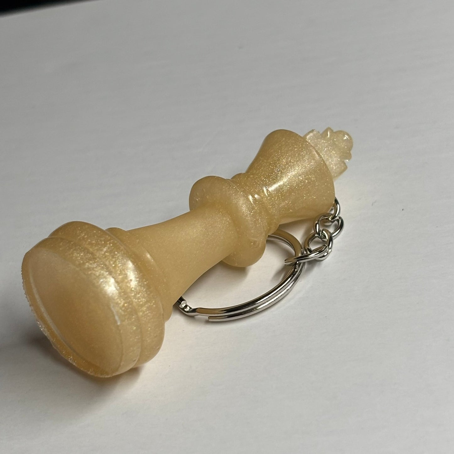 Cream Yellow King - Handmade Resin Keychain