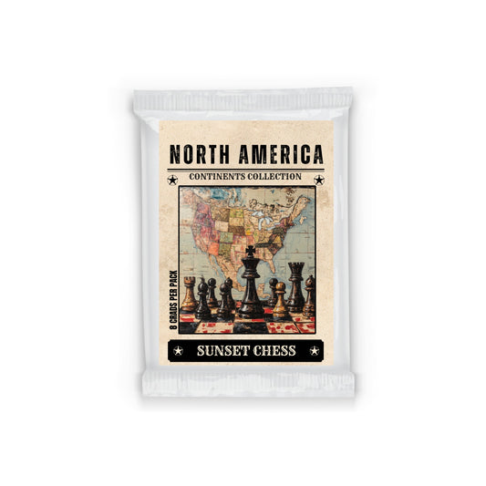 North America Edition - Sunset Chess Scrapbook Card Pack