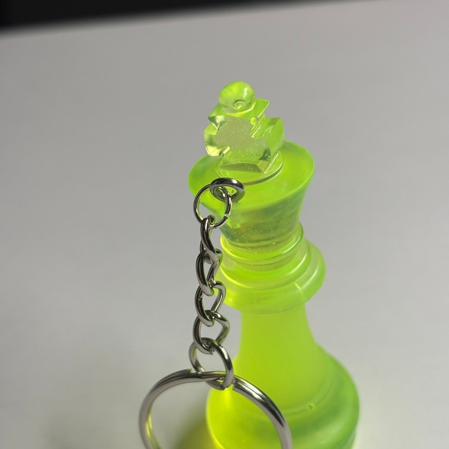Neon Green - Handmade Resin Keychain