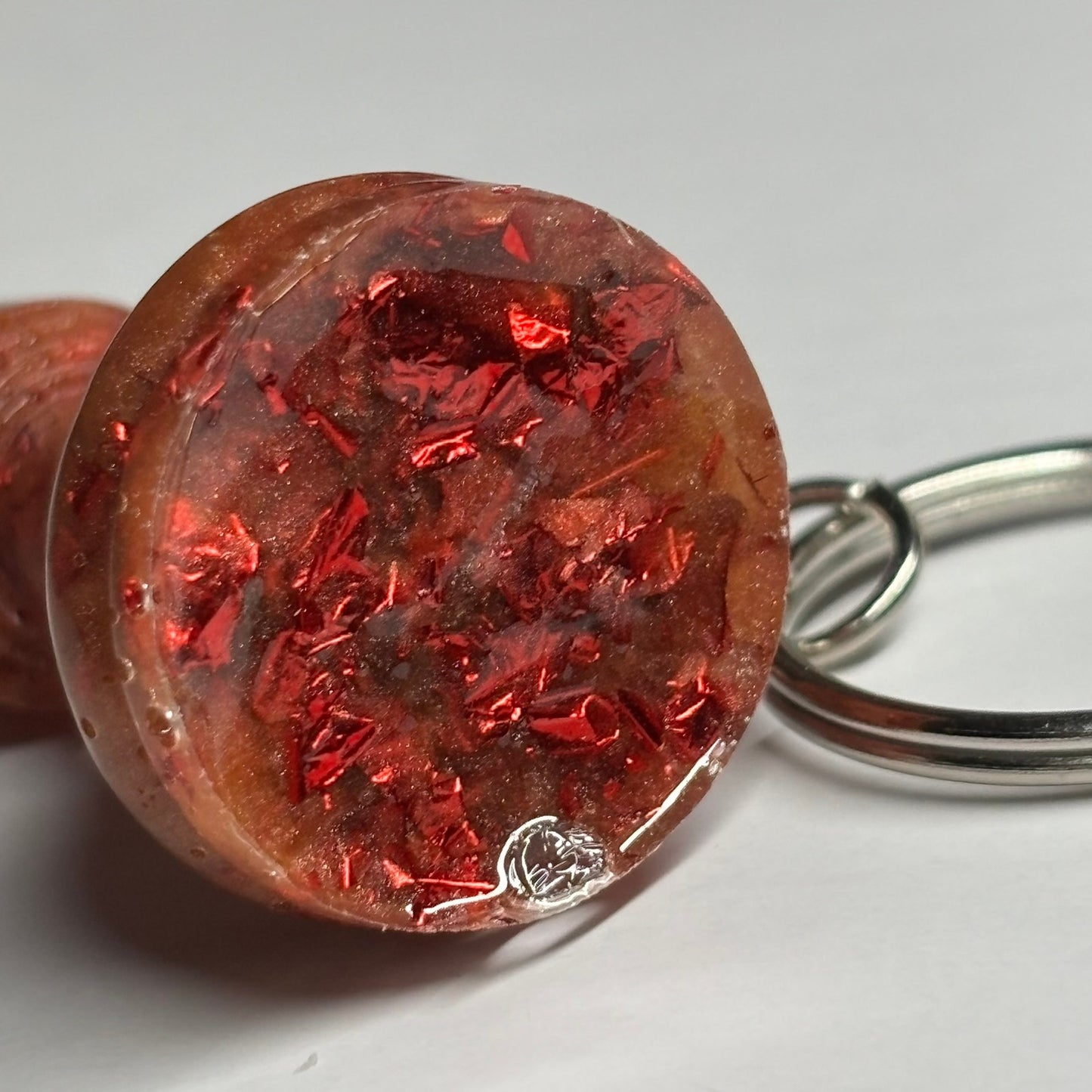 Royal Lava Rook - Handmade Resin Keychain