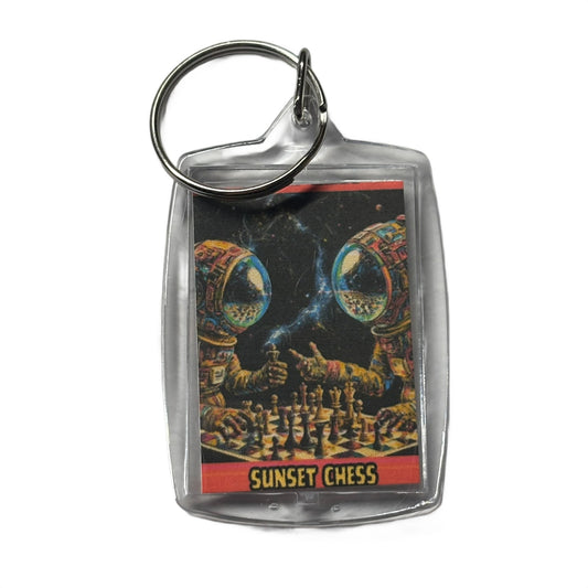 Space Bros - Chess  Photo Keychain