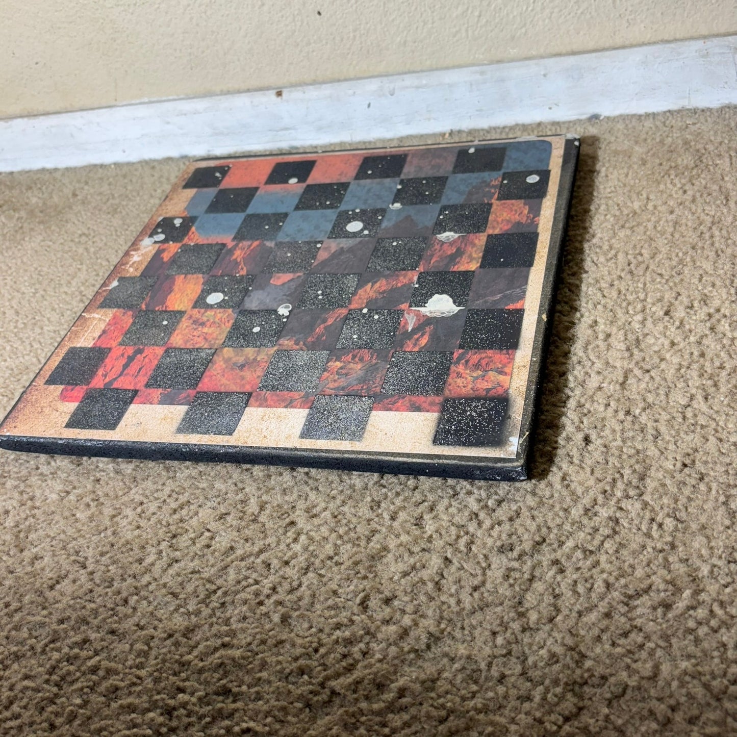Vintage Canyon - Scrapbook Chess Board