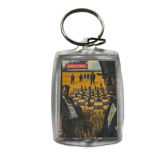 Field Men - Chess  Photo Keychain