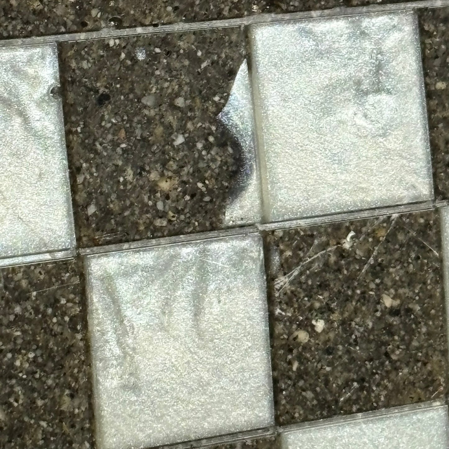 Black Rock & White - Resin Chess Board