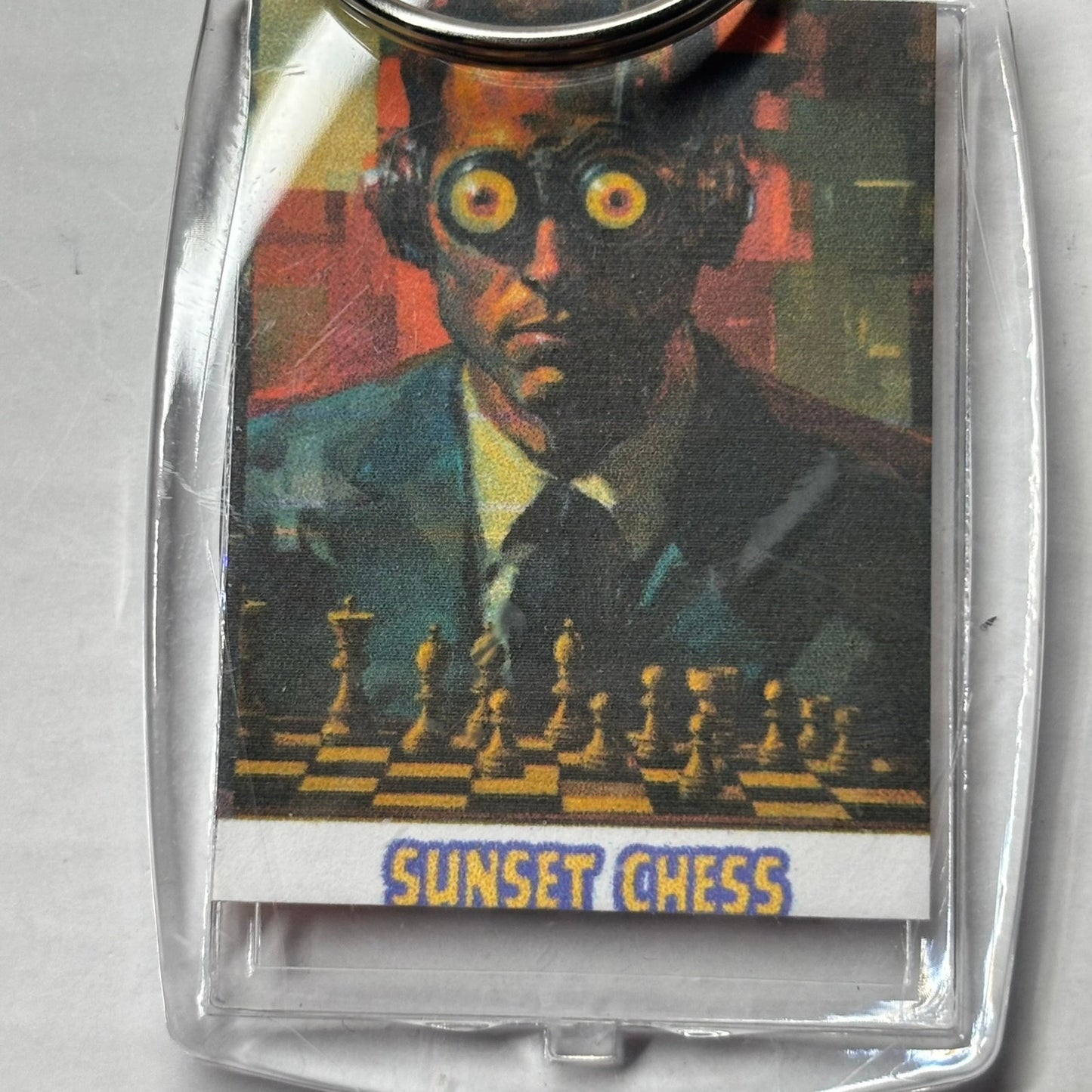 Beady Eyes - Chess  Photo Keychain