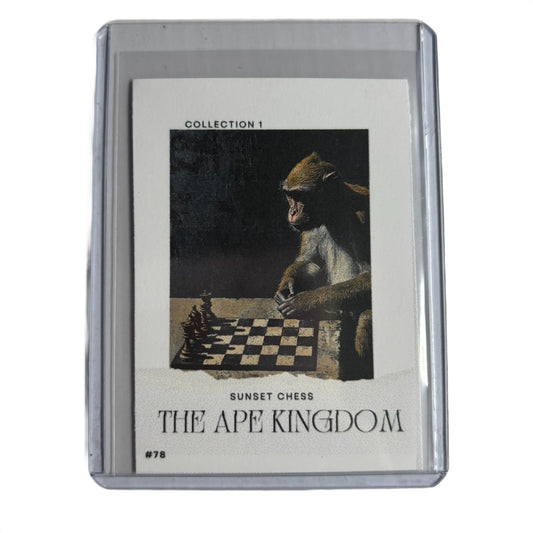The Ape Kingdom Collection 1 Card #78 - Scrapbook Trading Card