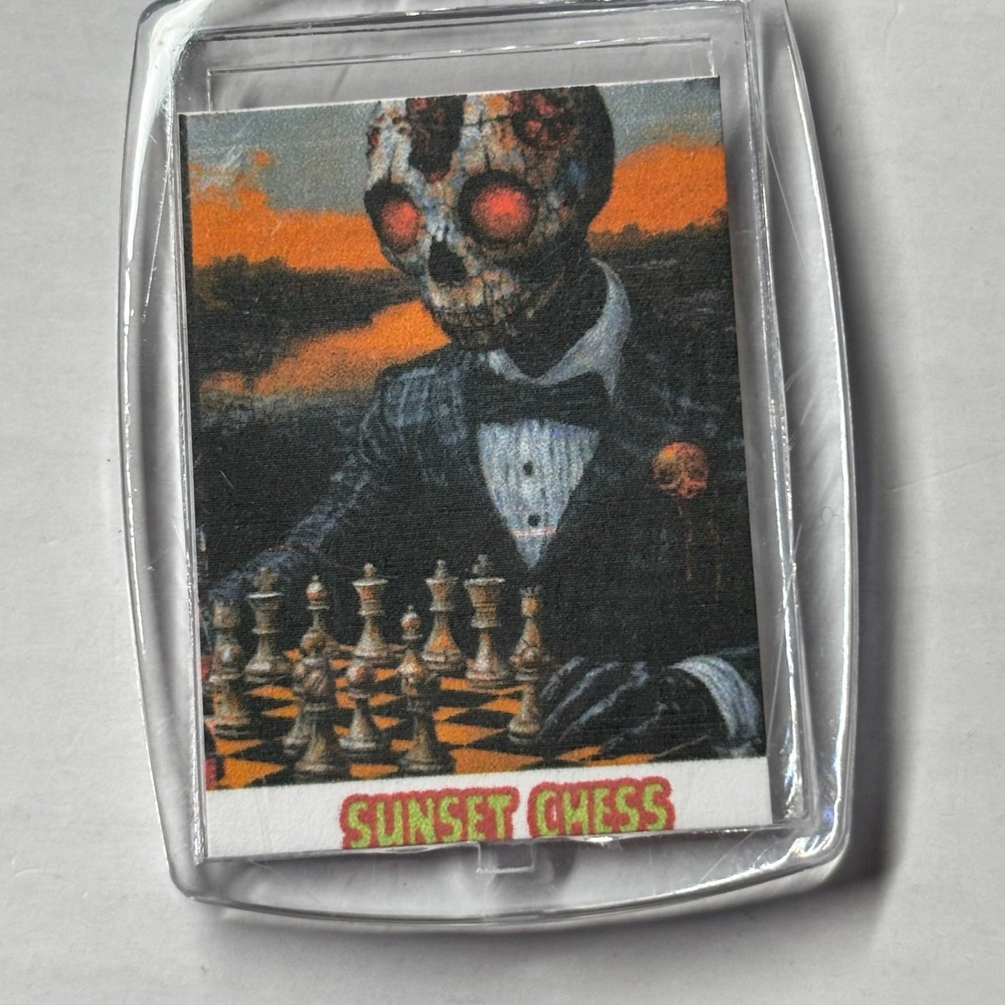 Old Dawn - Chess  Photo Keychain