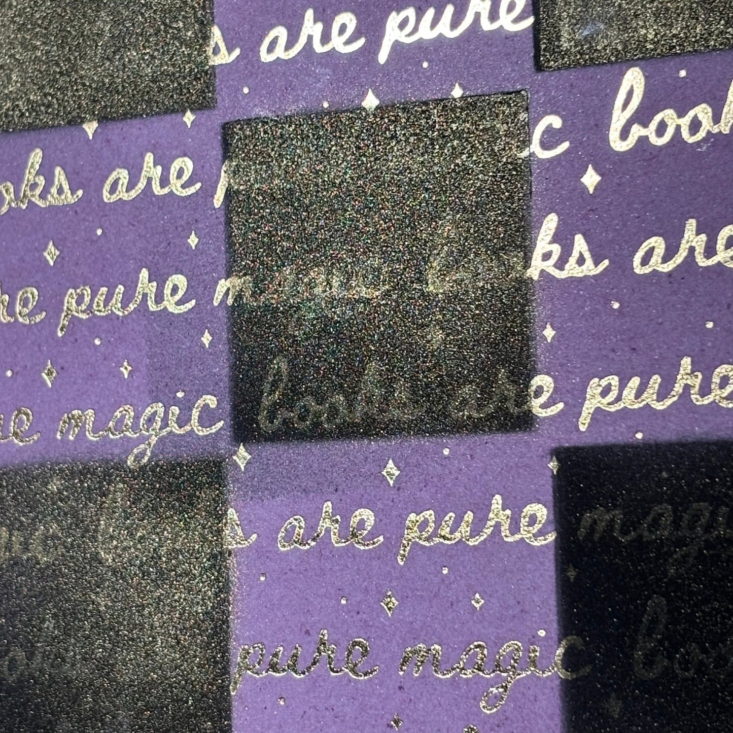 Purple Glimmer - Scrapbook Chess Board