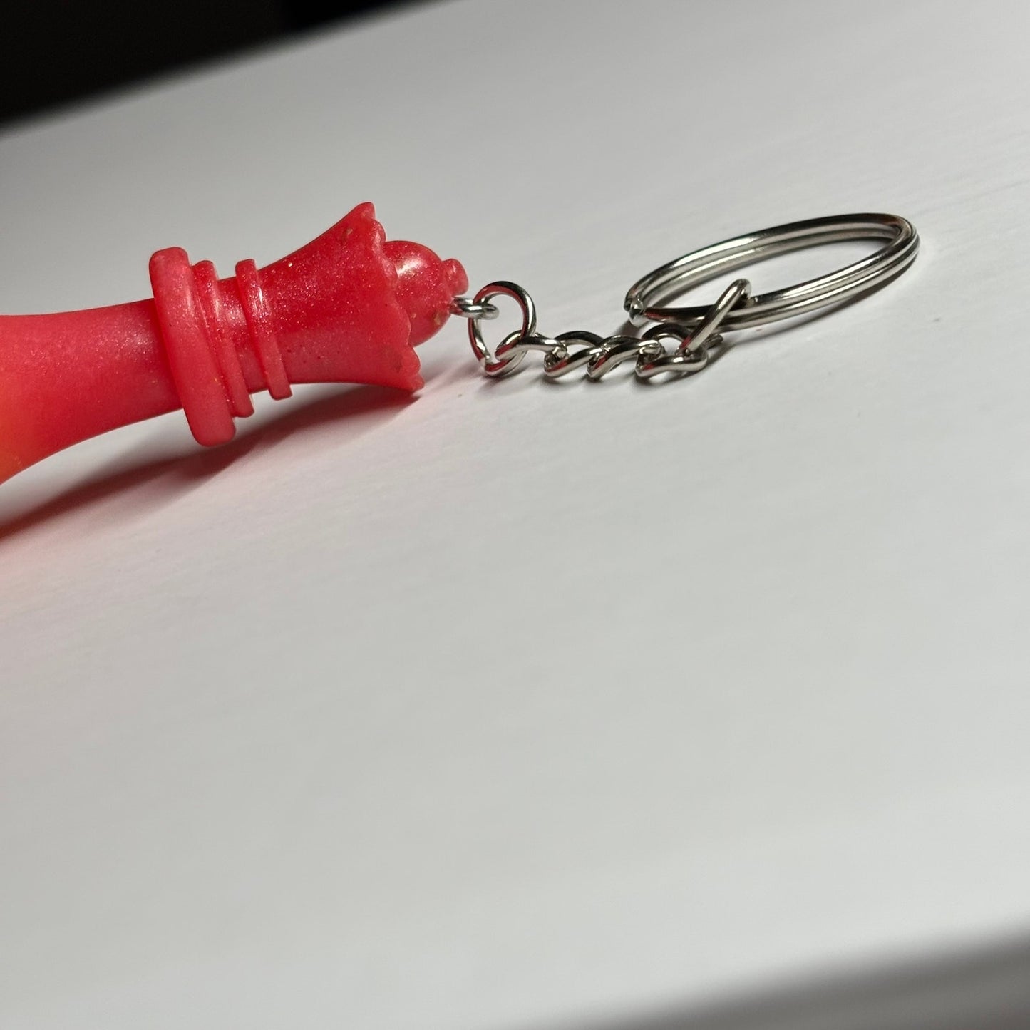 Red Orange Queen - Handmade Resin Keychain