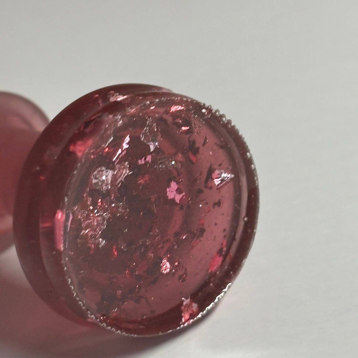 Red Crystal King - Handmade Resin Keychain