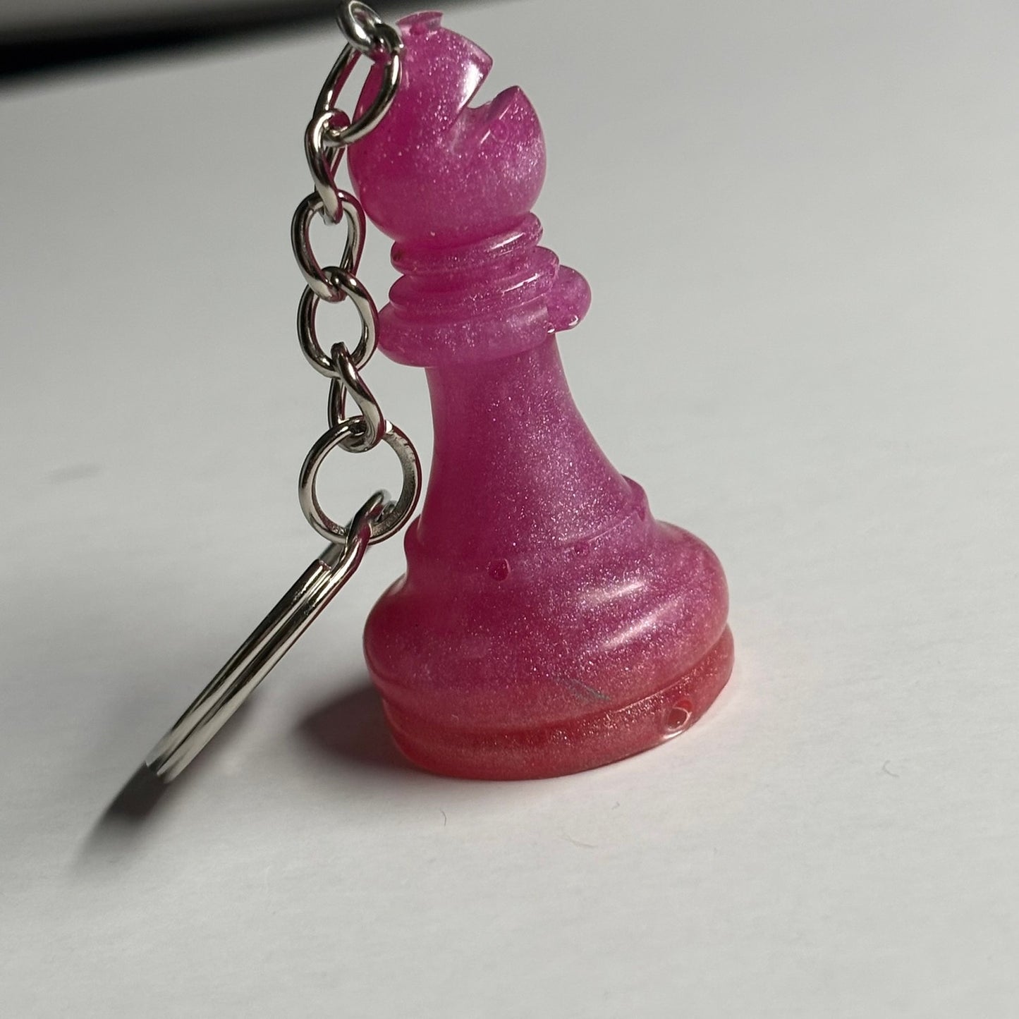 Pink Bishop - Handmade Resin Keychain
