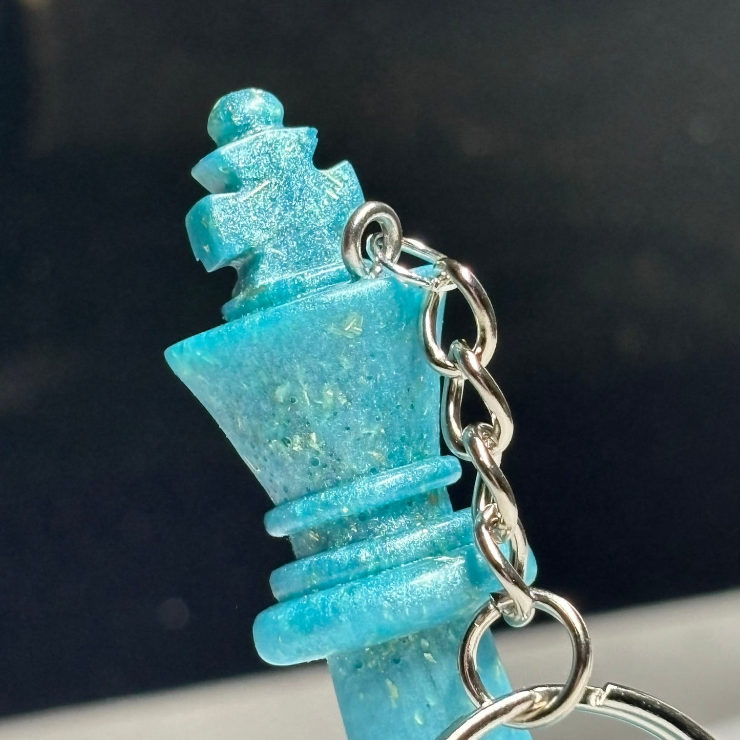 Blue King - Handmade Resin Keychain