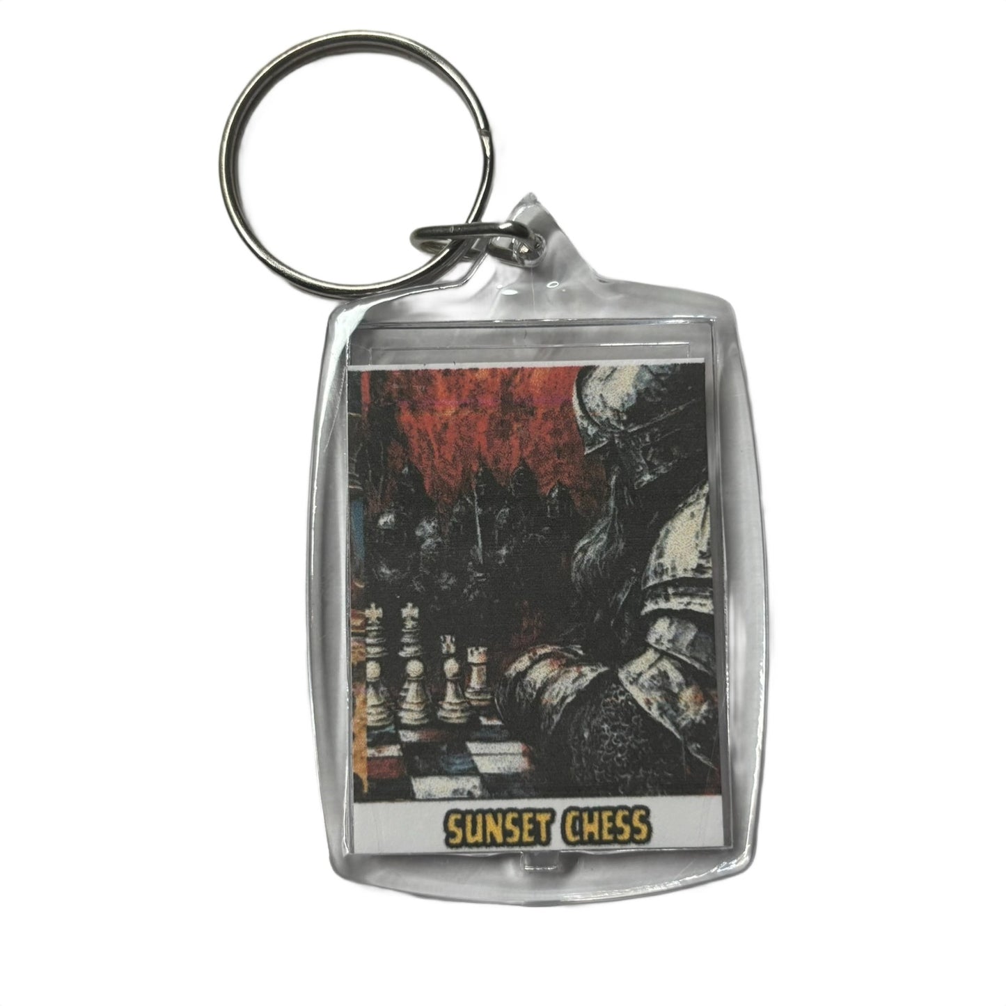 Classic Knight - Chess  Photo Keychain