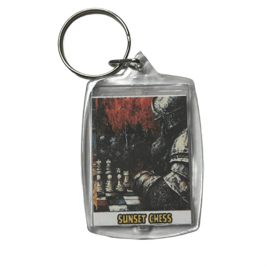 Classic Knight - Chess  Photo Keychain