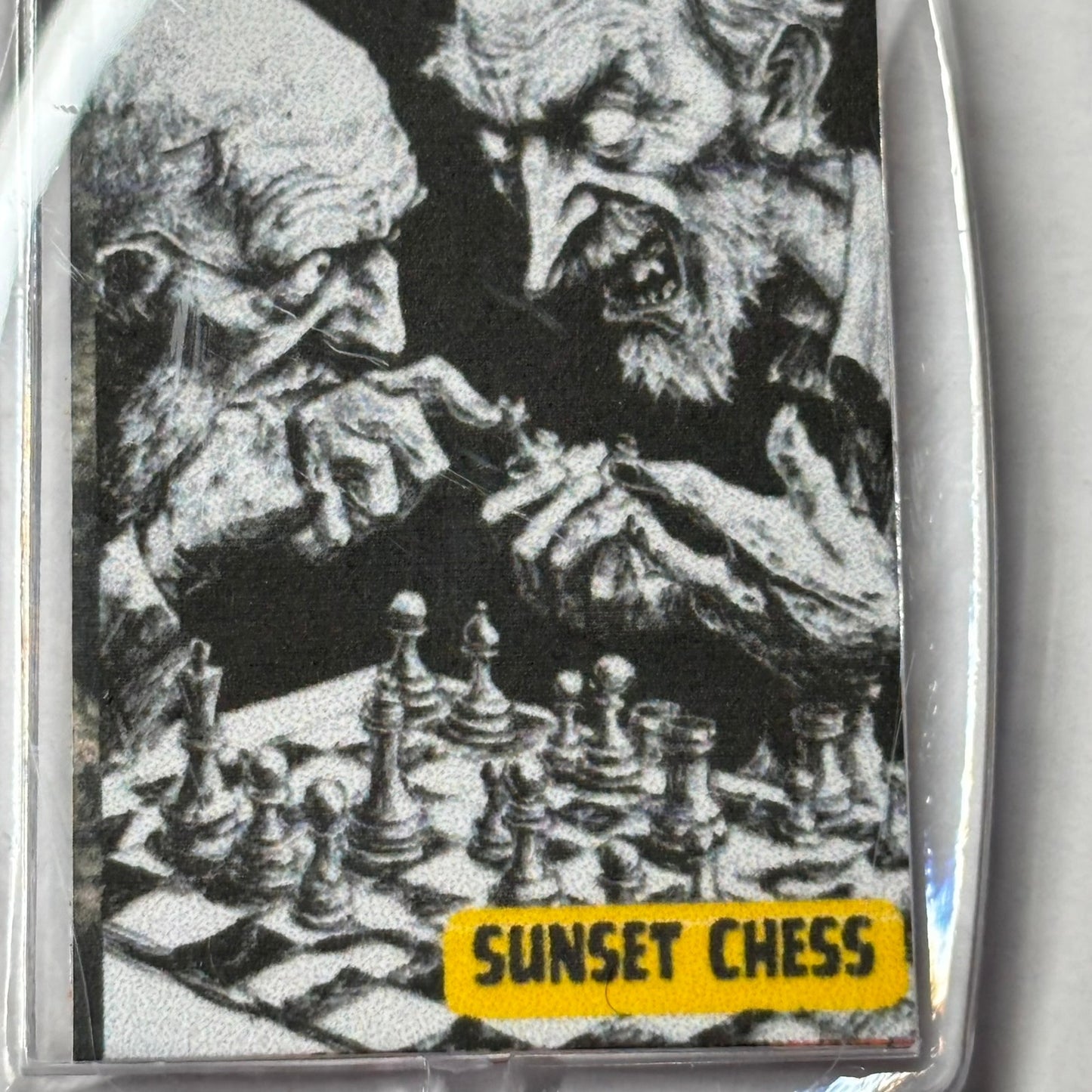 Grumpy Heads - Chess  Photo Keychain