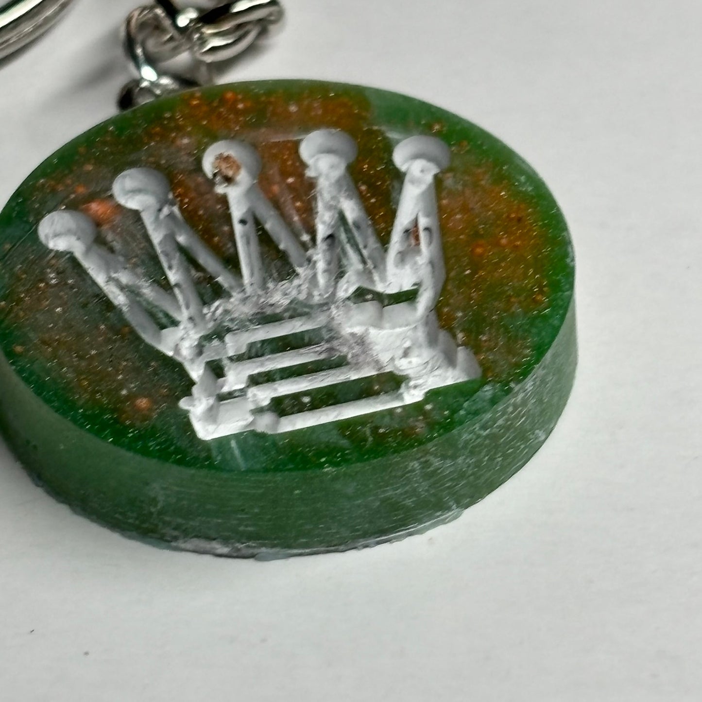 Miami Queen - Handmade Resin Keychain