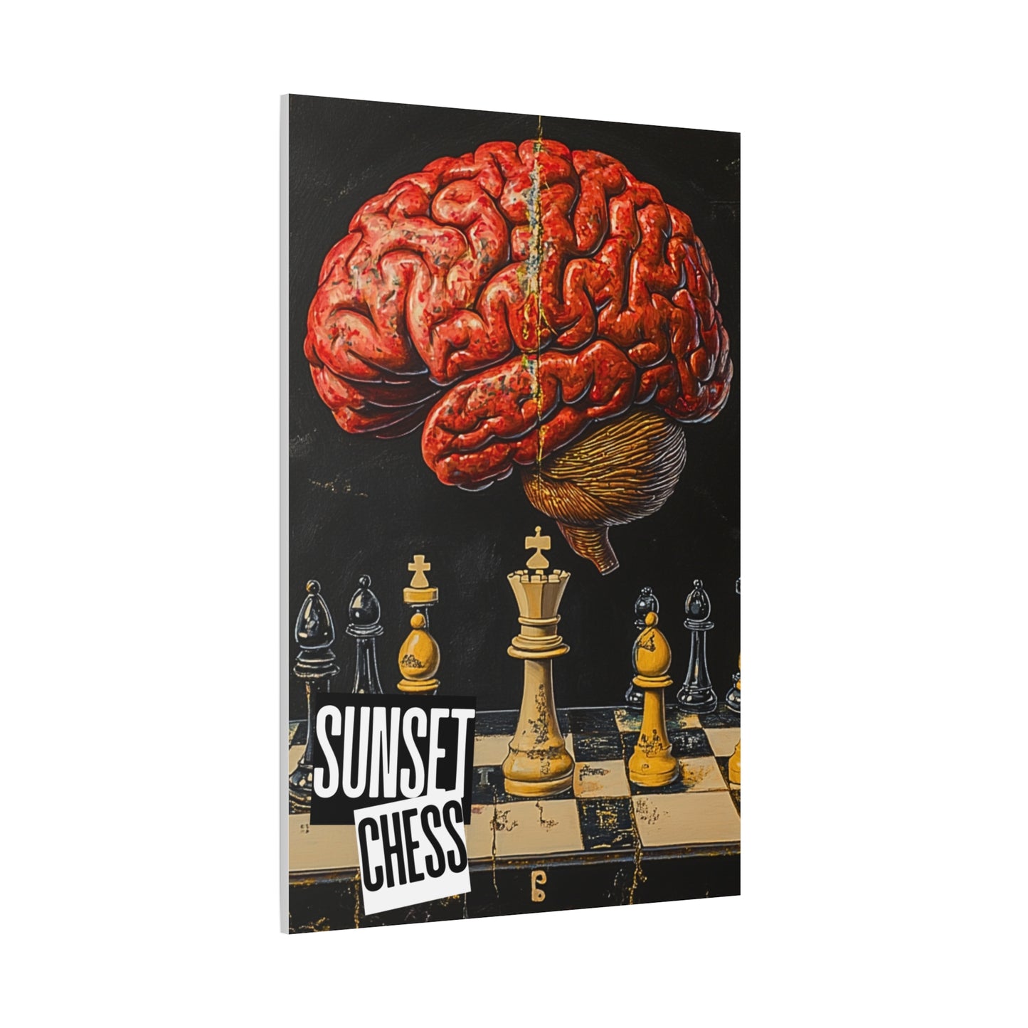 Brain Power 2 - Canvas Chess Print 40"x60"