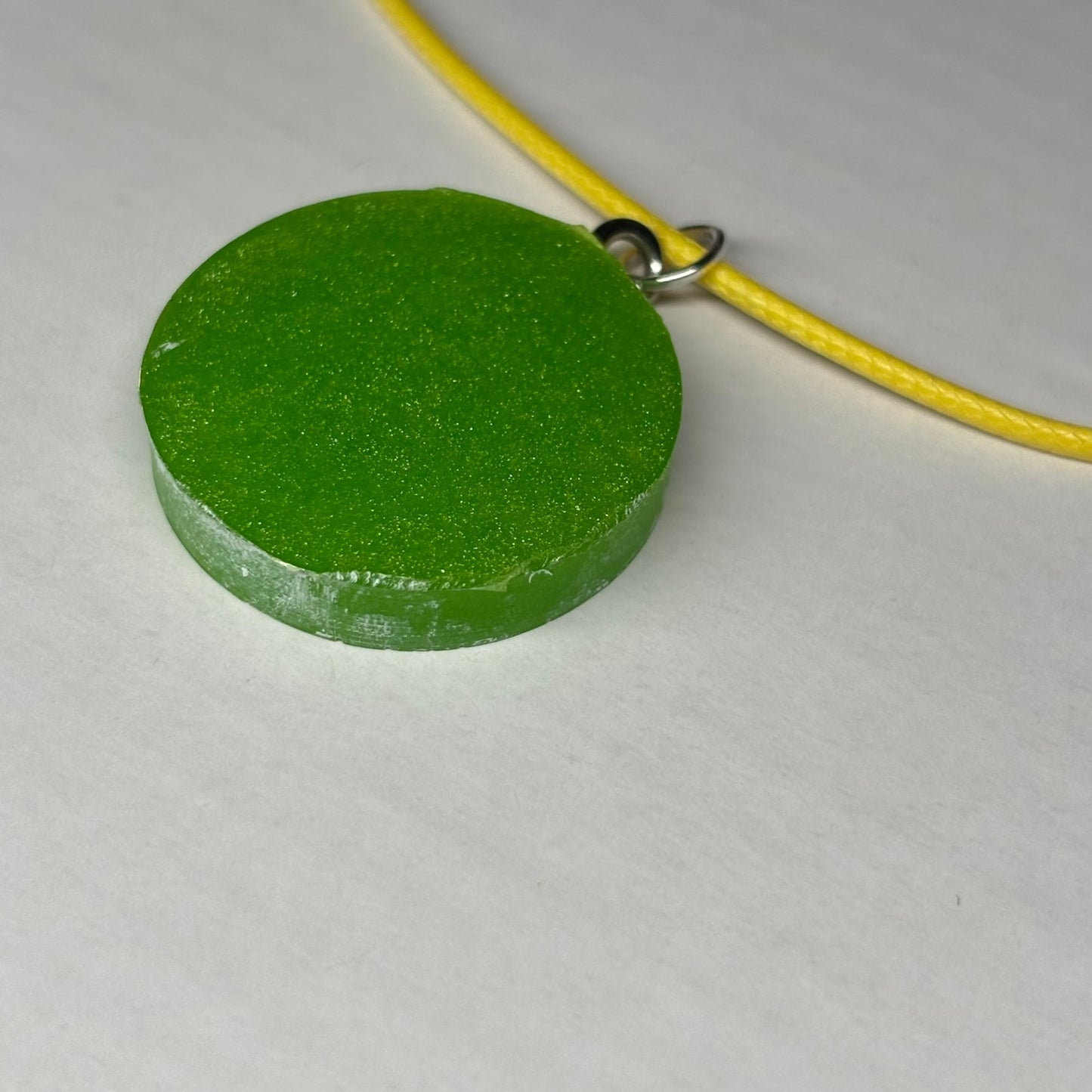 Green Queen - Handmade Resin Chess Necklace