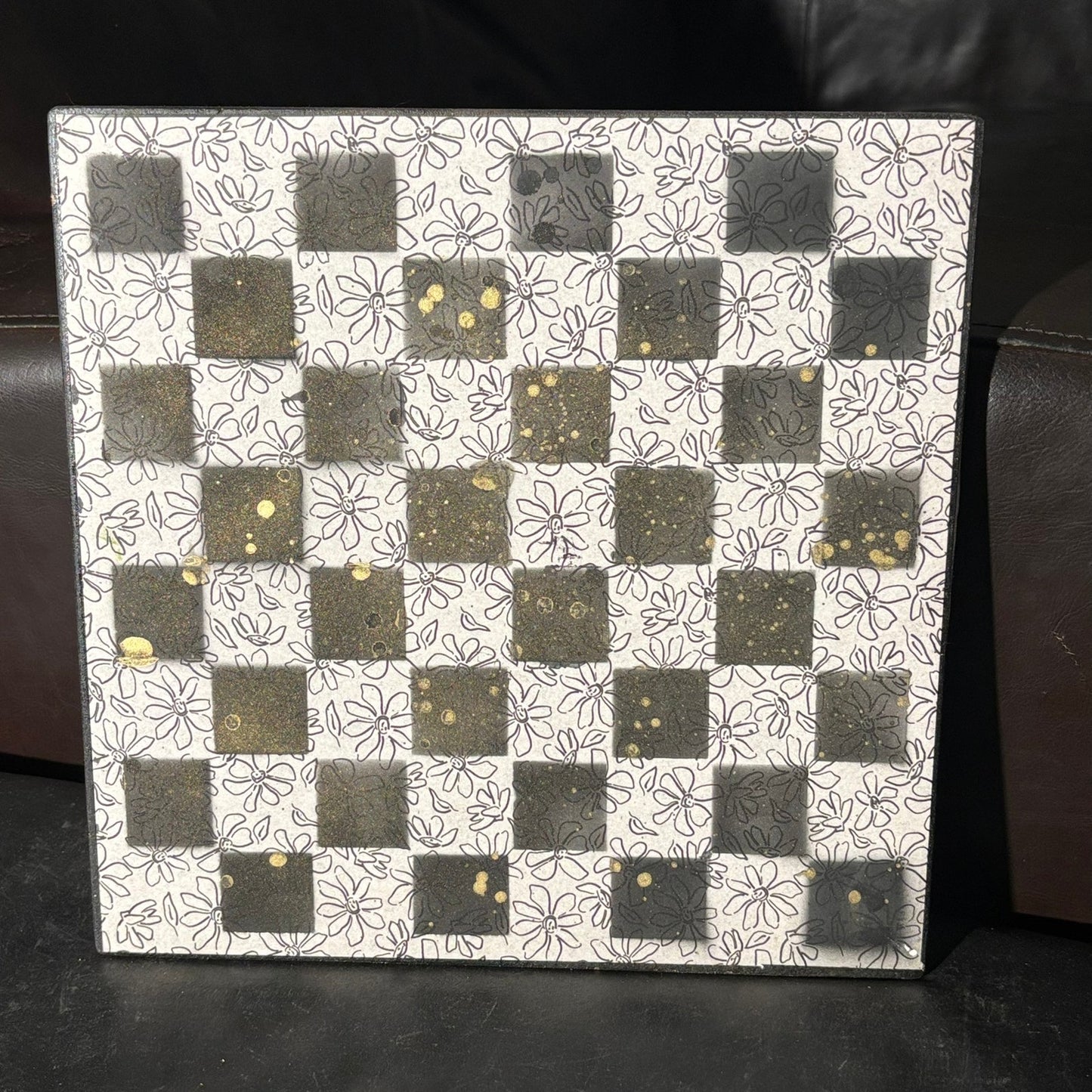 Black & White - Scrapbook Chess Board