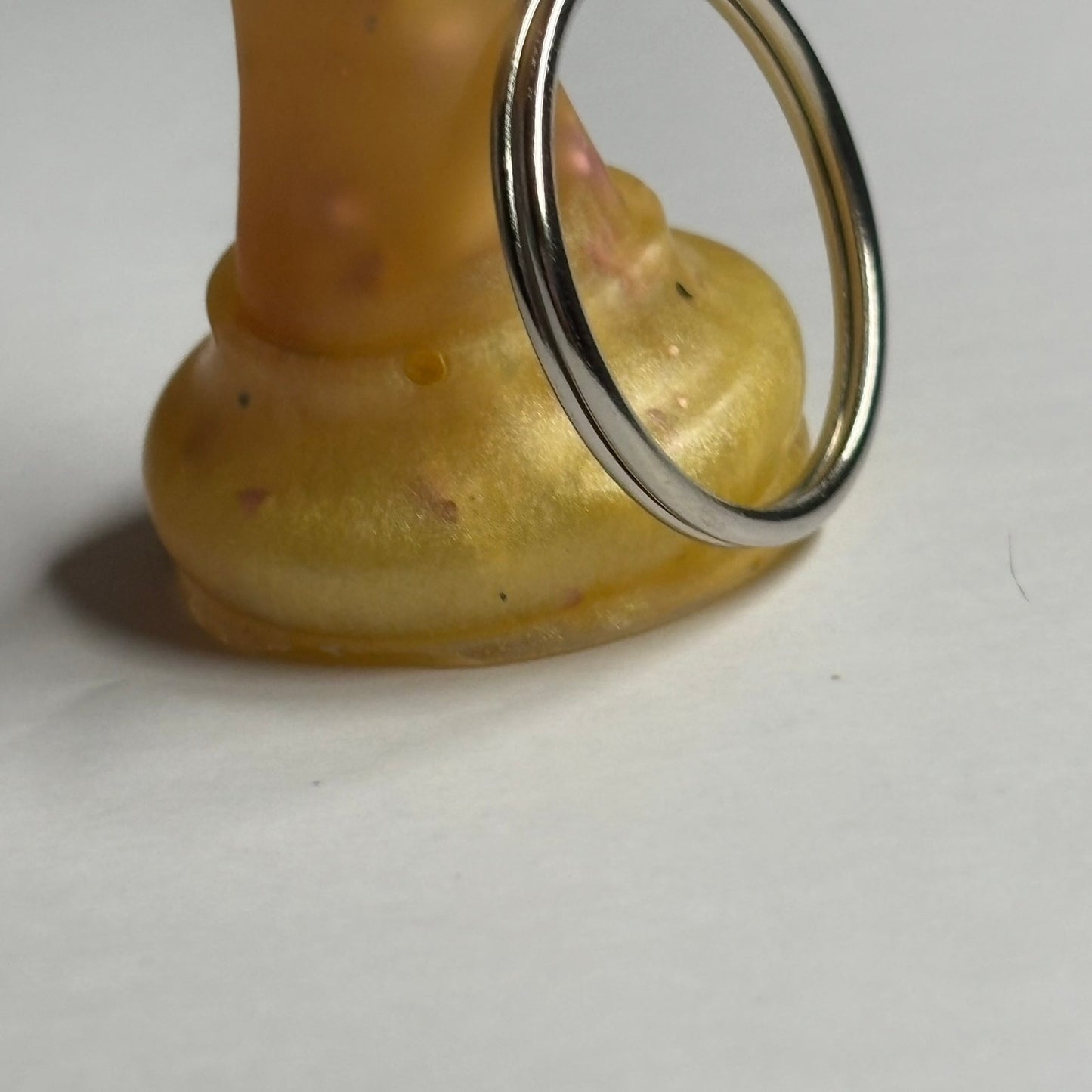 Yellow Royal King - Handmade Resin Keychain