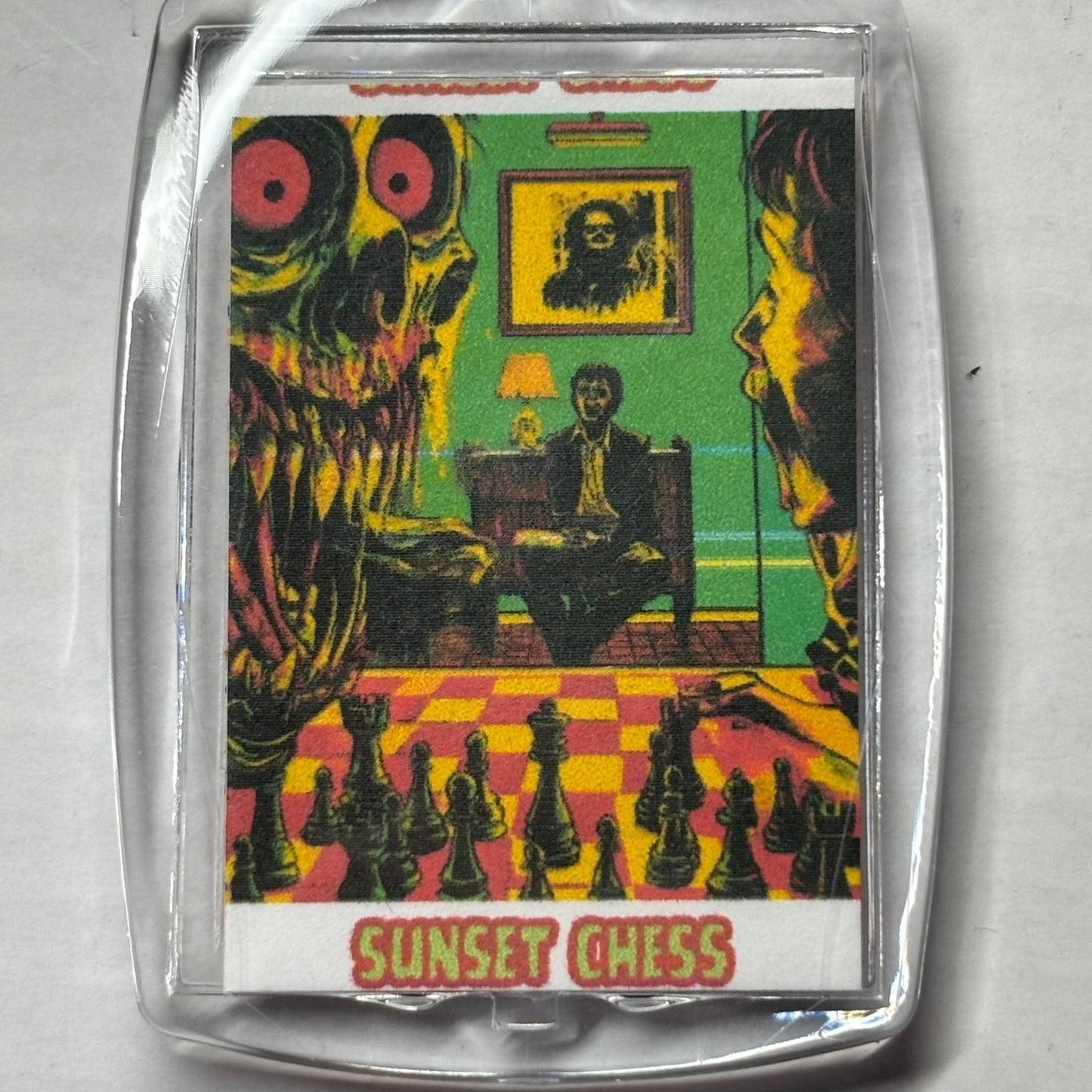 The Green Room - Chess  Photo Keychain