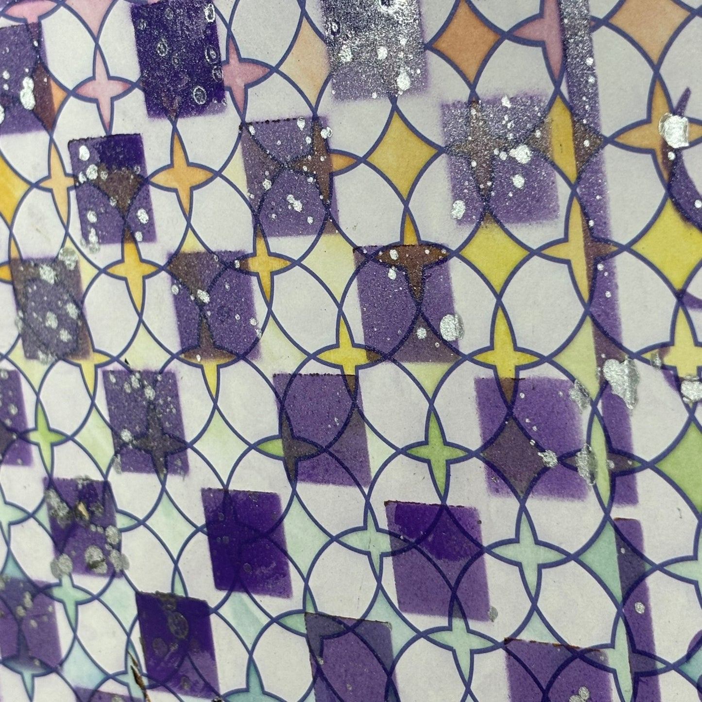 Starlight Purple - Scrapbook Chess Board