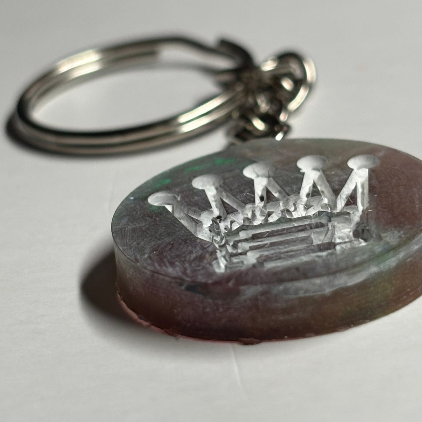 Mystic Queen Handmade Resin Keychain - Flat Edition