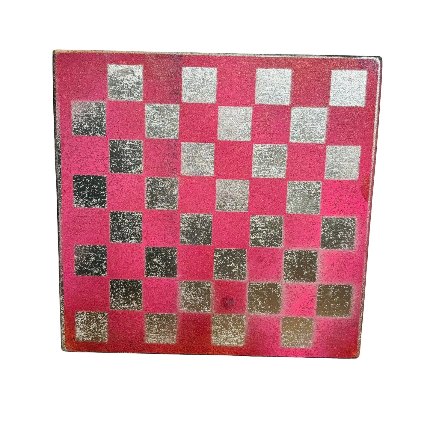 Pink Chrome - Painted Double Sided Chess Board