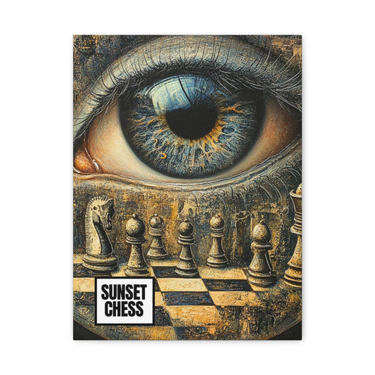 All Seeing Eye - Canvas Chess Print 12"x16"
