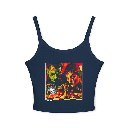 The Dead Play Chess - Navy Blue Women's Tank Top