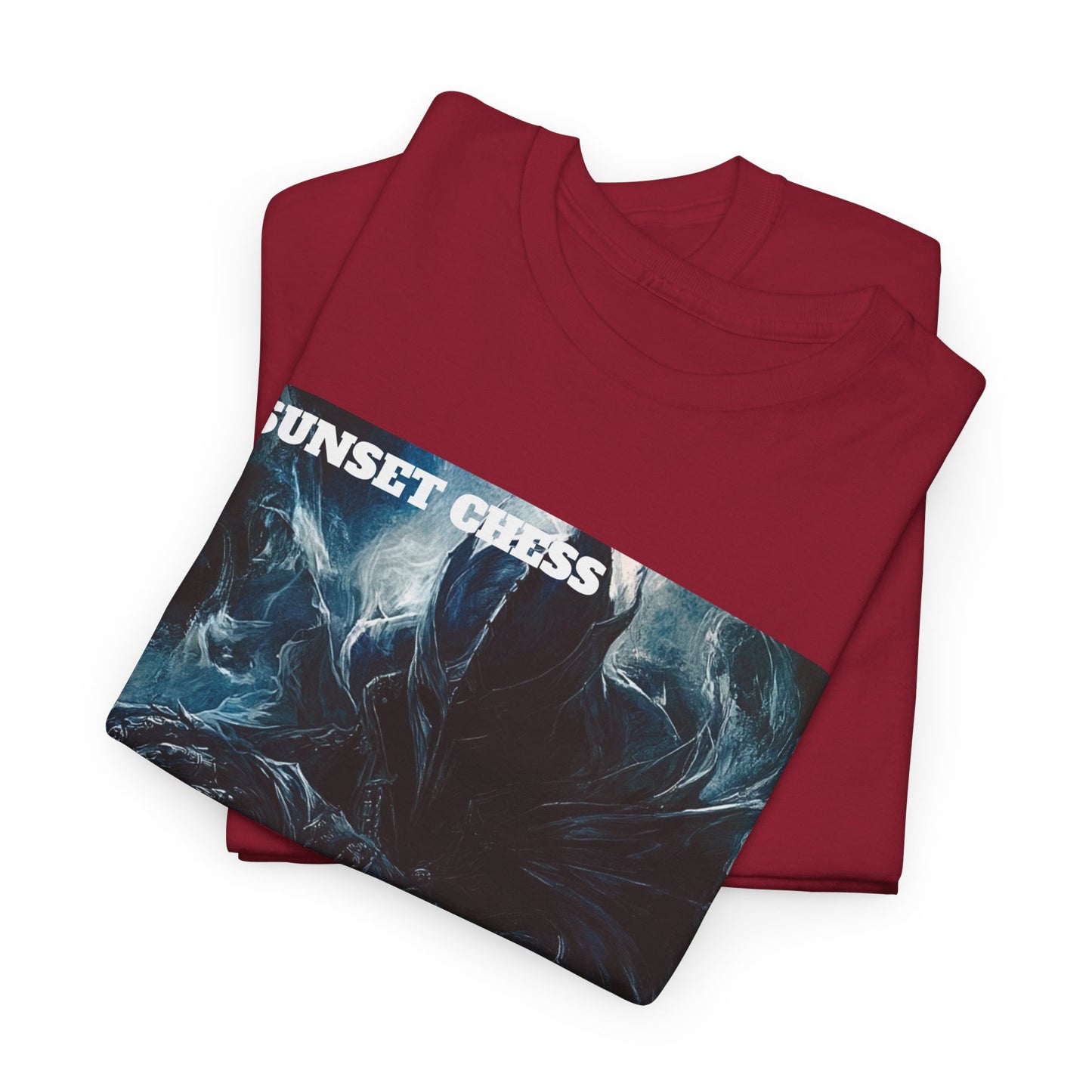 Black Knight - Cardinal Red Chess T Shirt