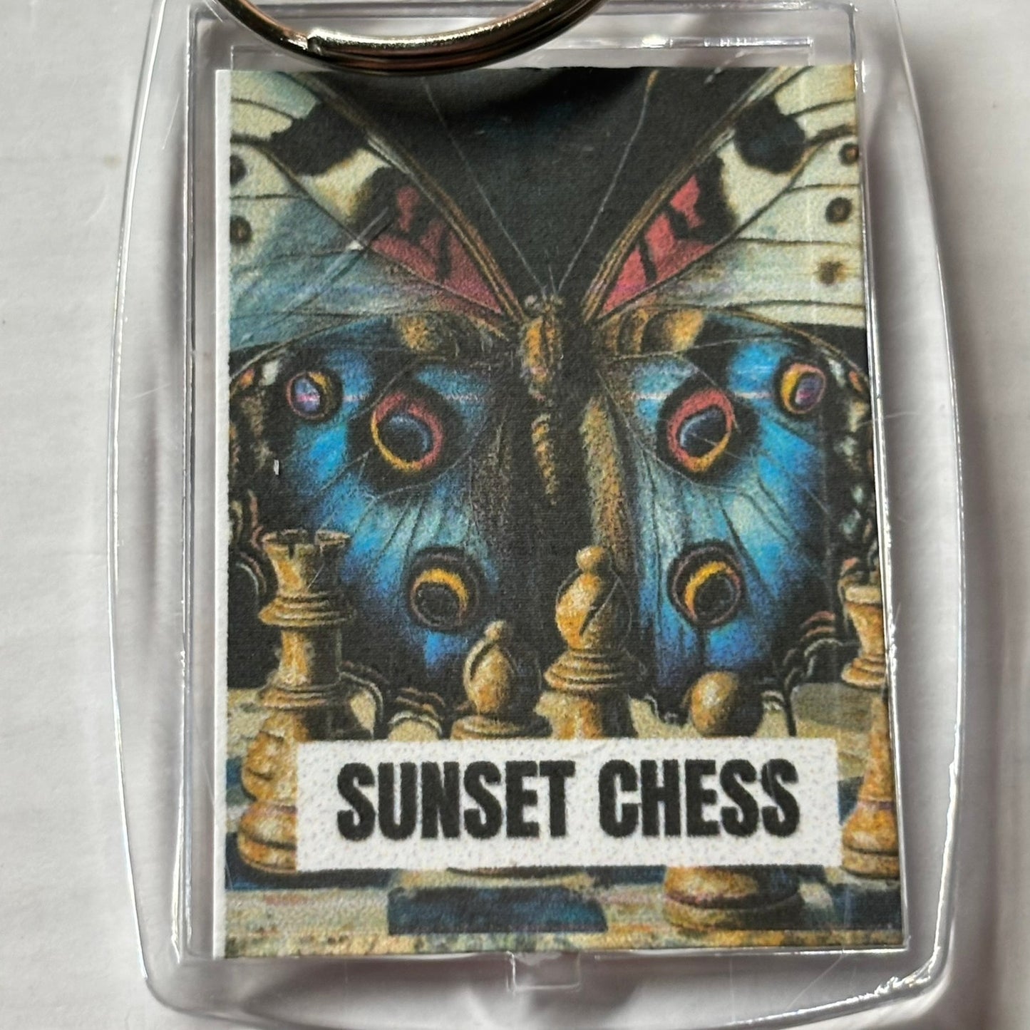 Pretty Wings - Chess  Photo Keychain