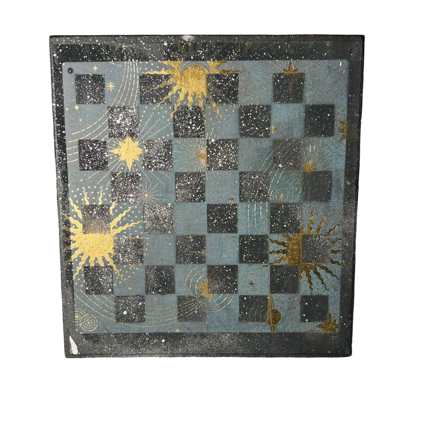 Space Stars - Scrapbook Chess Board