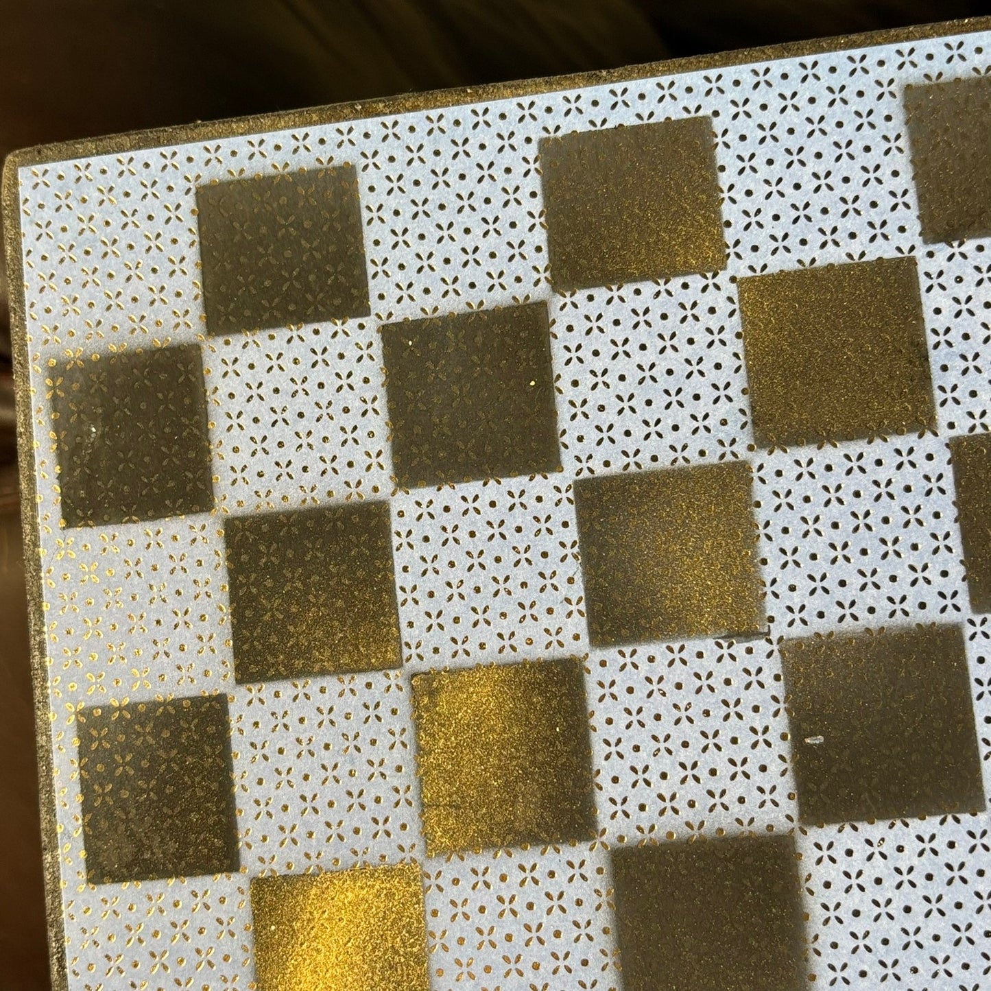 Blue Black - Scrapbook Chess Board