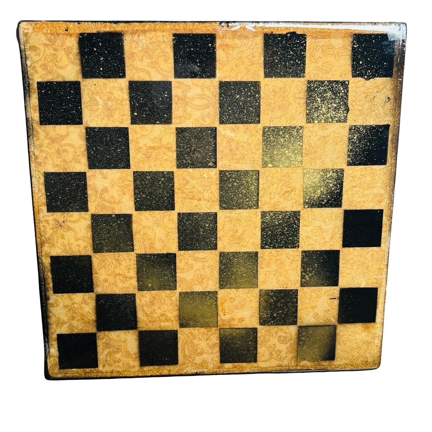 Classic Yellow - Resin Coated Chess Board