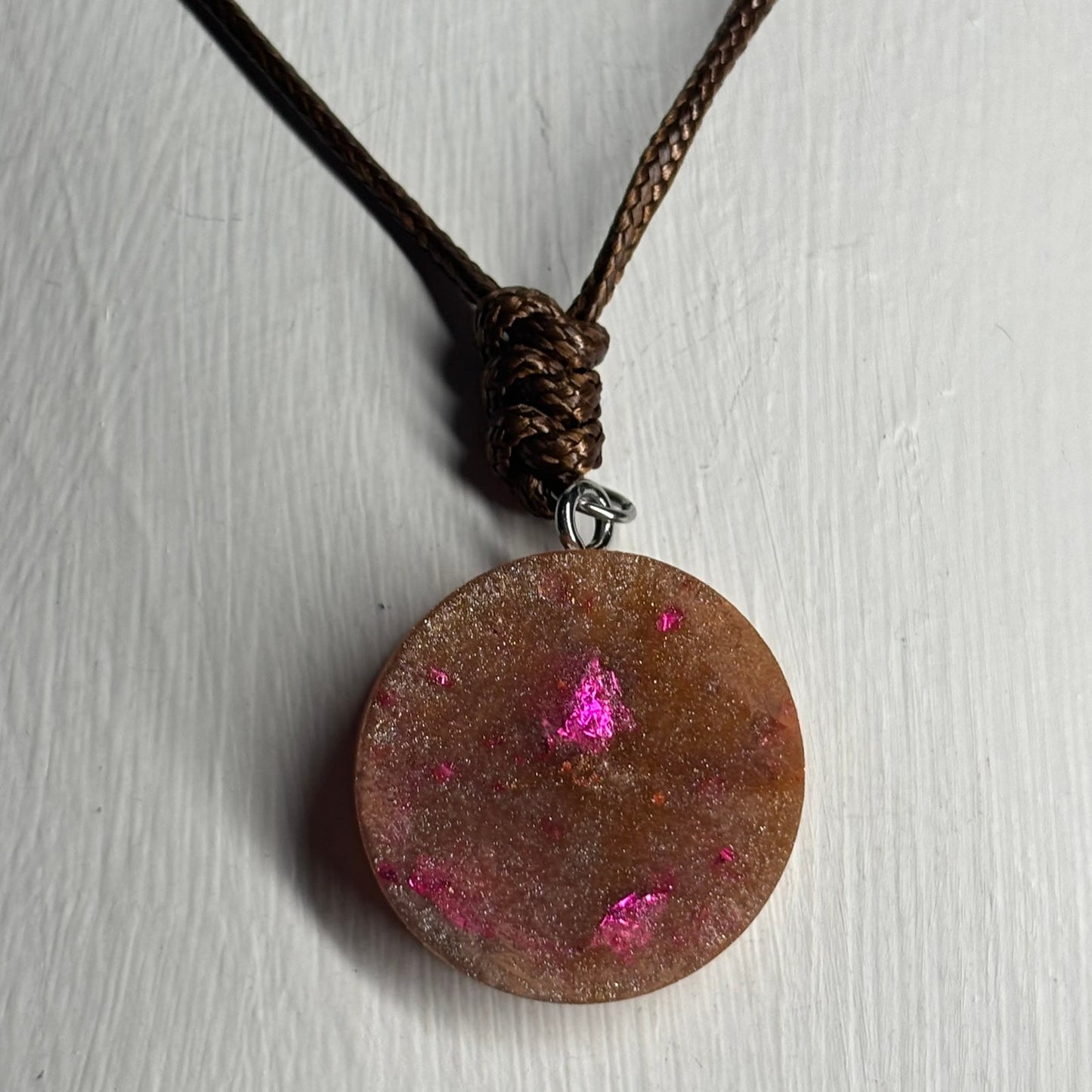 Vintage King - Handmade Resin Chess Necklace