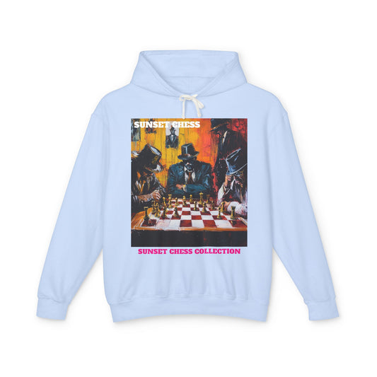 Underground Tournament - Sky Blue Chess Hoodie