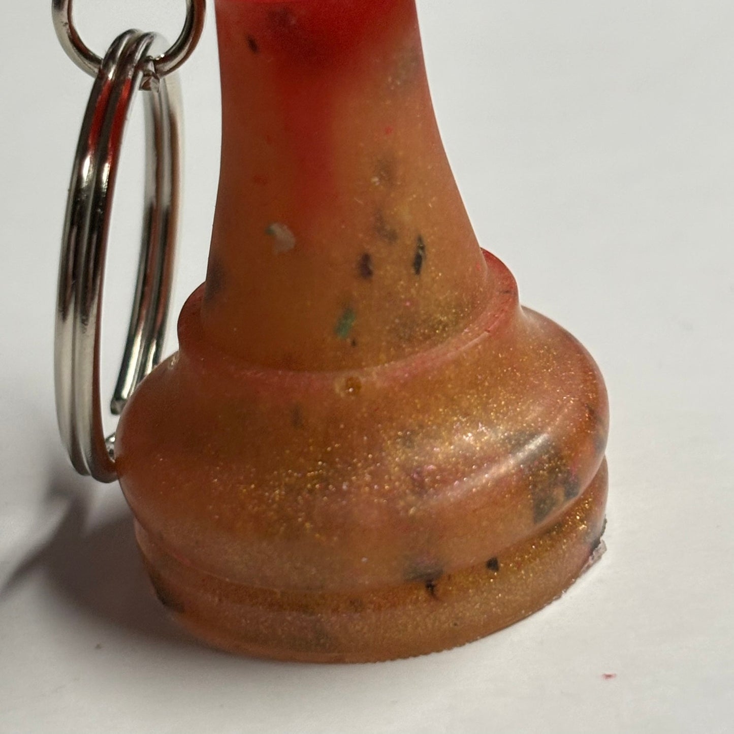 Red/Orange King - Handmade Resin Keychain