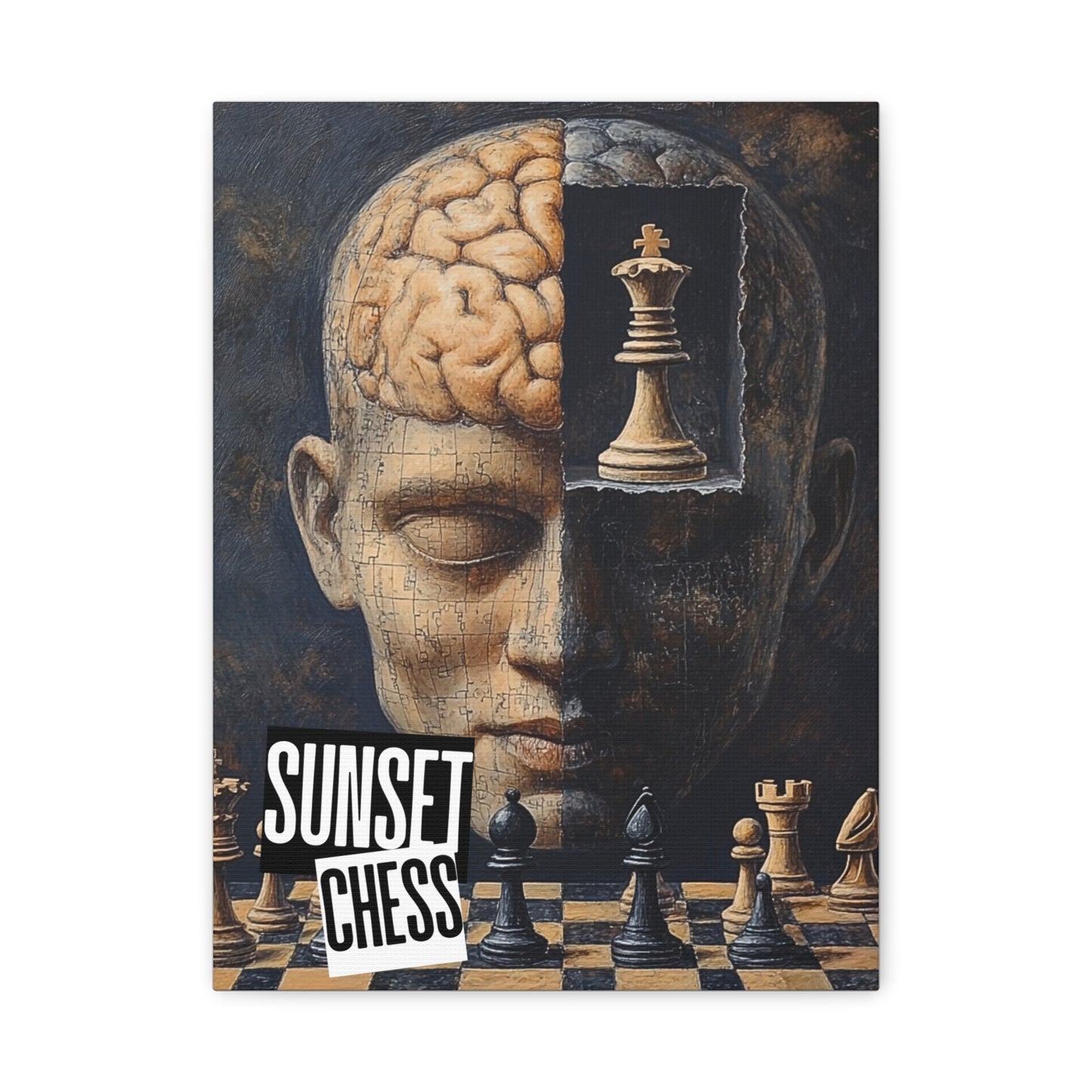 My Third Eye - Canvas Chess Print 12"x16"