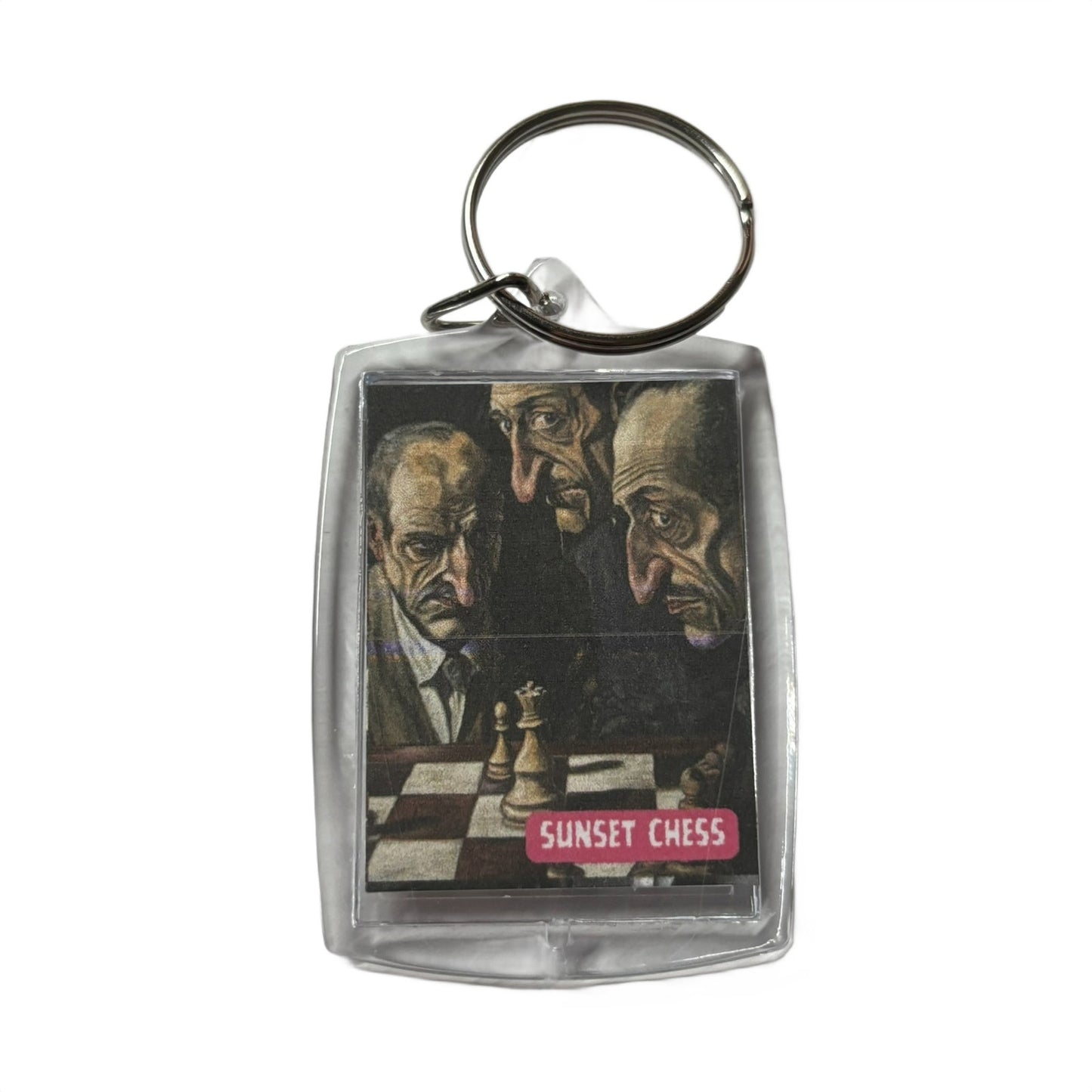 Three Wise Men - Chess  Photo Keychain