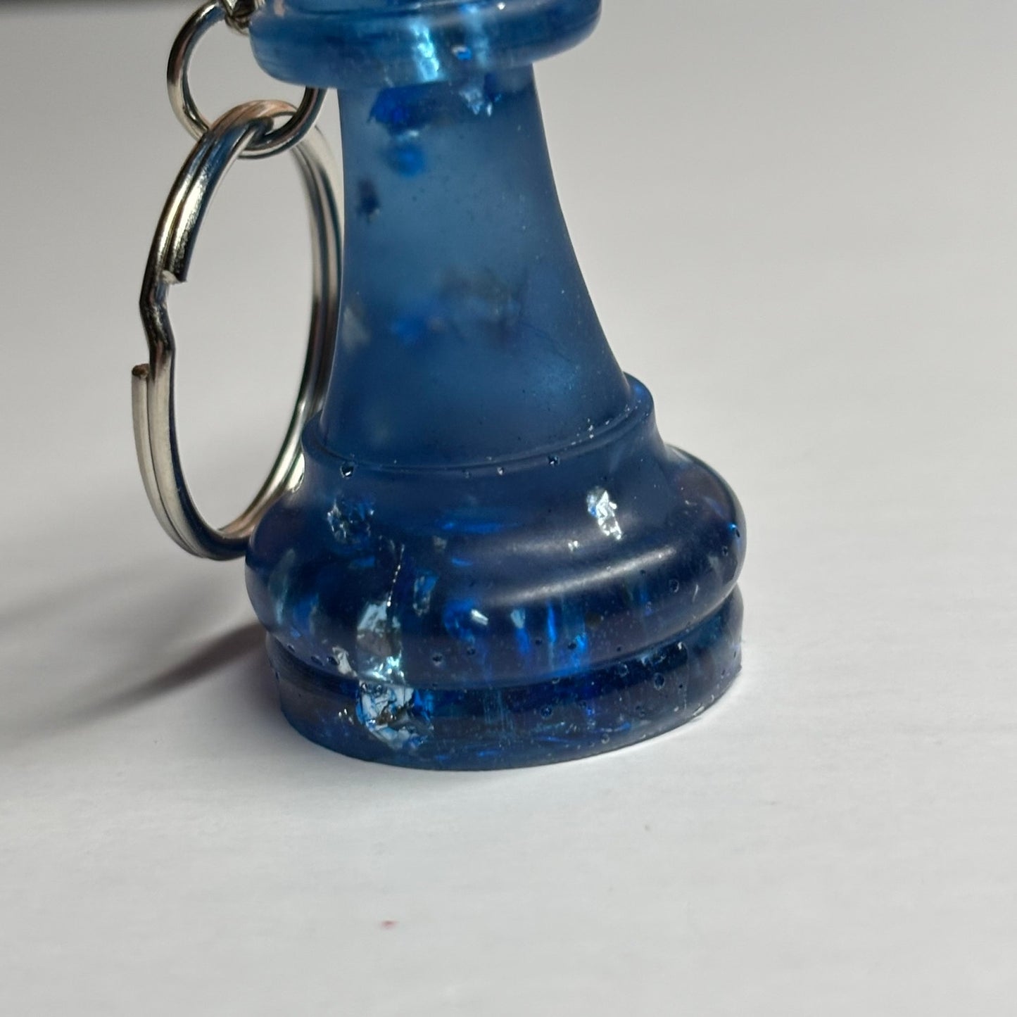 Blue Crystal Queen - Handmade Resin Keychain