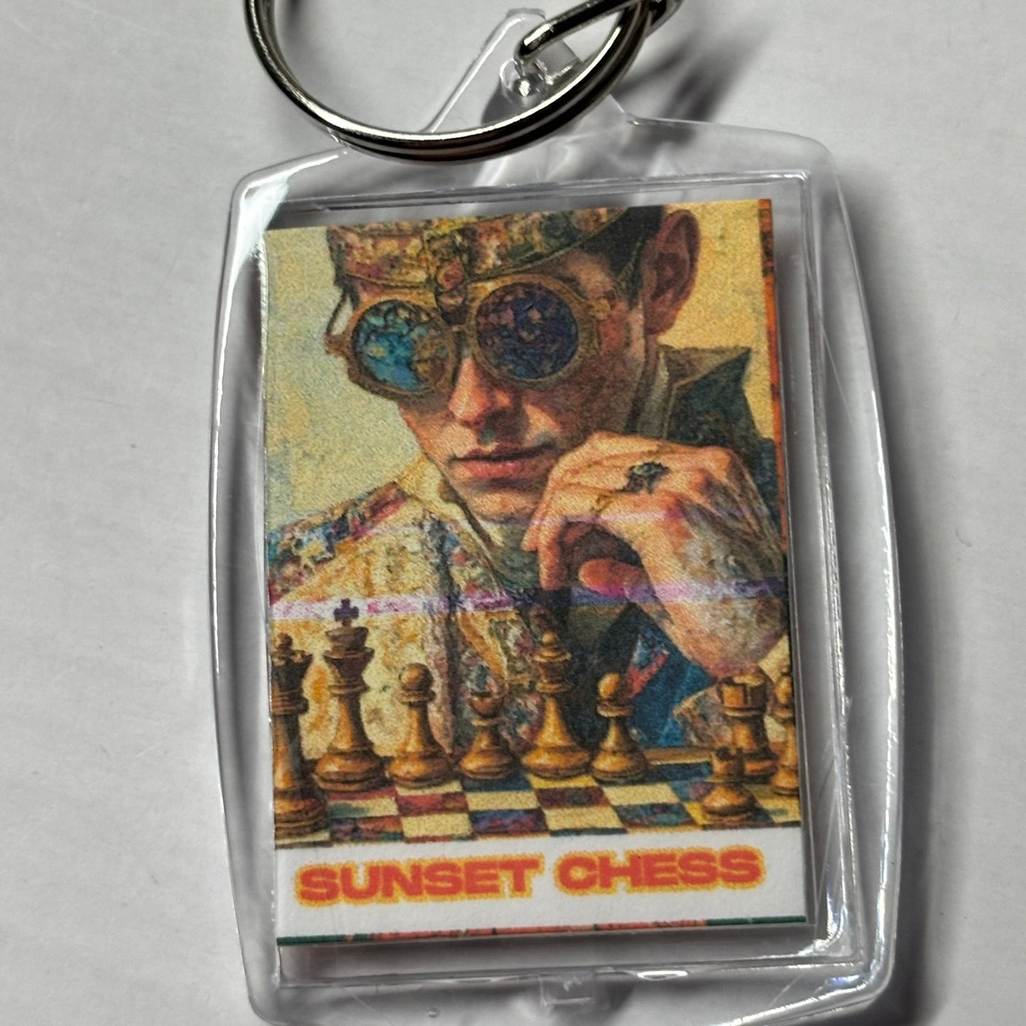 Board Reader - Chess  Photo Keychain