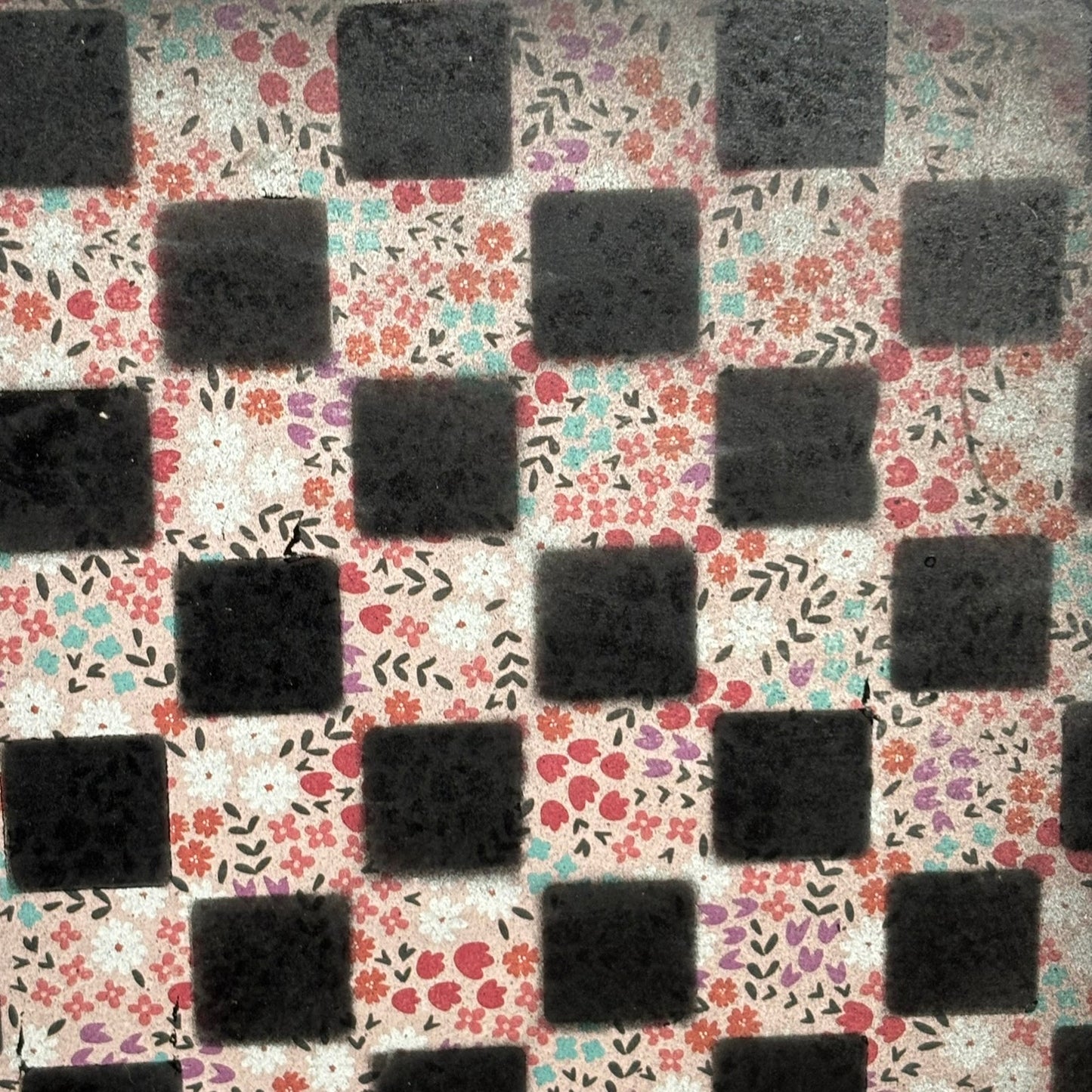 Chrome Blue - Painted Double Sided Chess Board