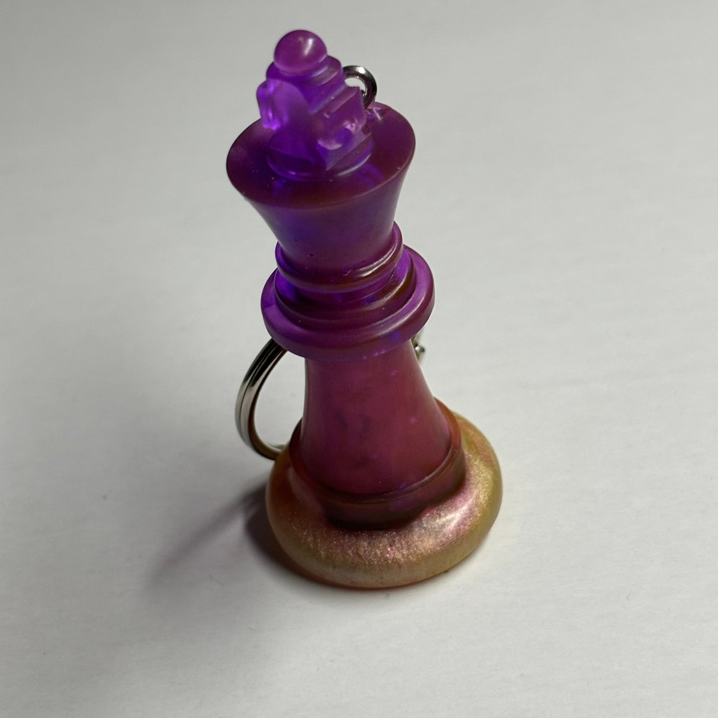 Vivid Purple King - Handmade Resin Keychain
