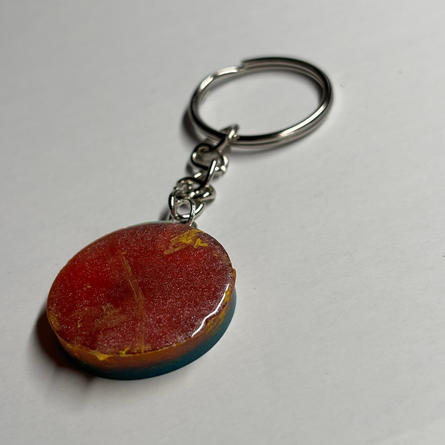 Color Flipped Rook - Handmade Resin Keychain