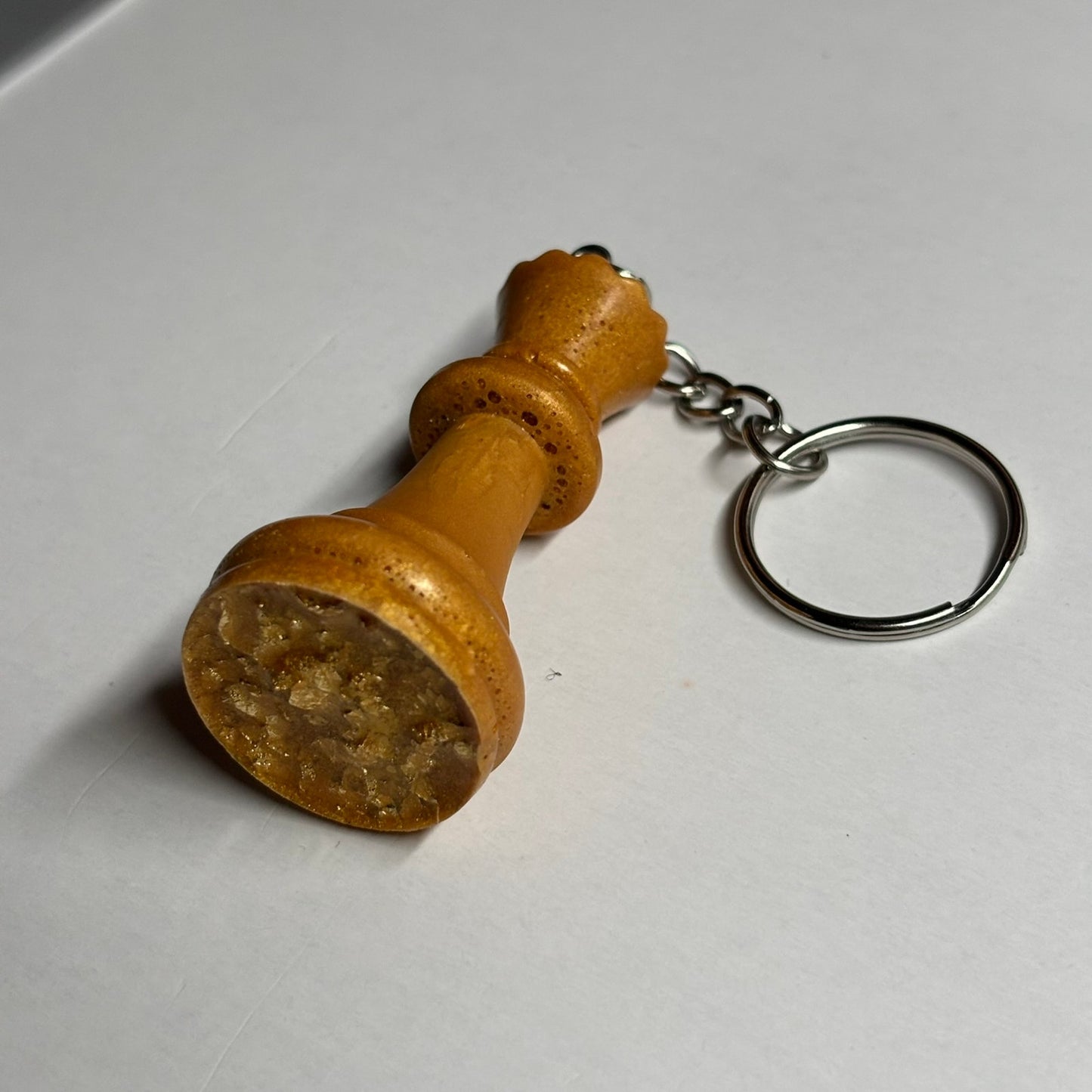 The Golden Queen - Handmade Resin Keychain