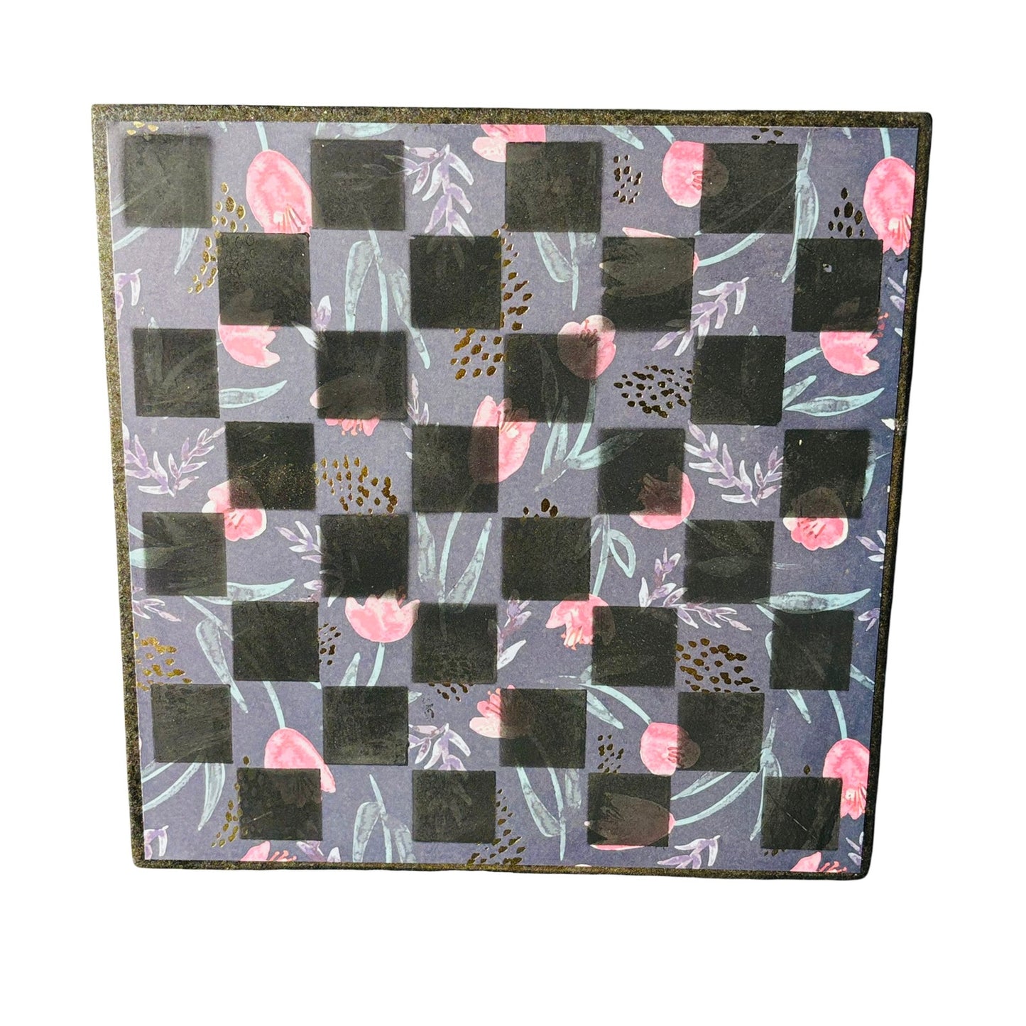 Dark Plants - Scrapbook Chess Board