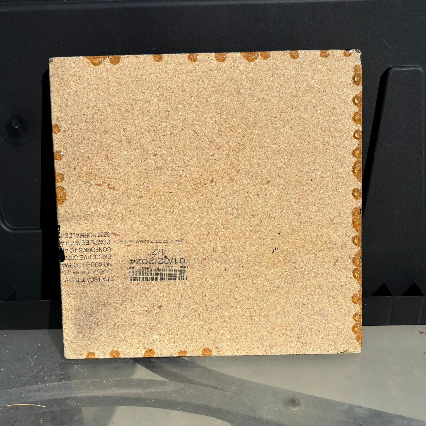 Golden Red & White - Resin Coated Chess Board