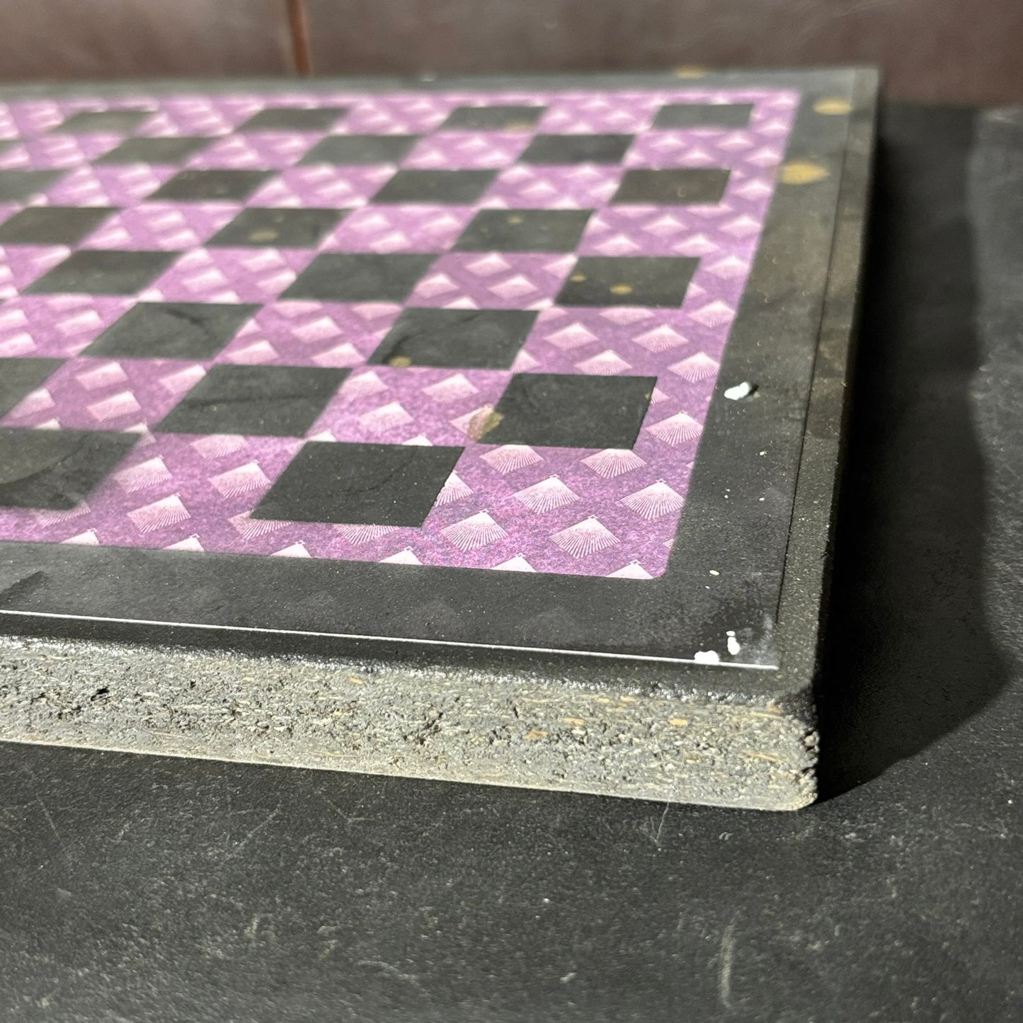 Vintage Purple - Scrapbook Chess Board