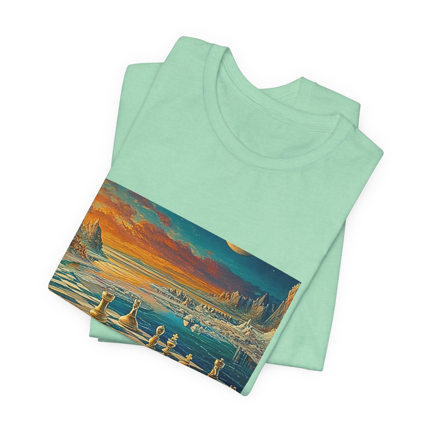 Ice Vista - Green Chess T Shirt
